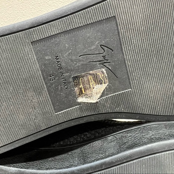 Giuseppe Zanotti men’s sneakers NEW size 43 US 10 Made in Italy - Picture 4 of 10